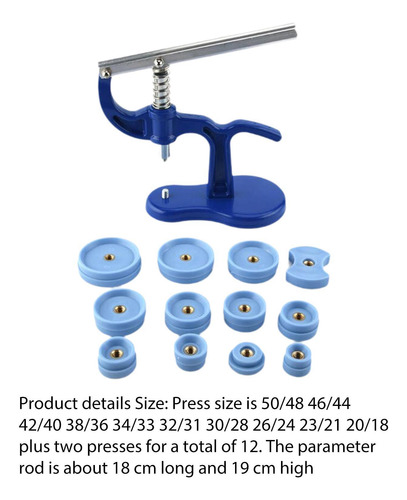 Set De Herramientas Para Relojeros, Kit Completo Azul Azul