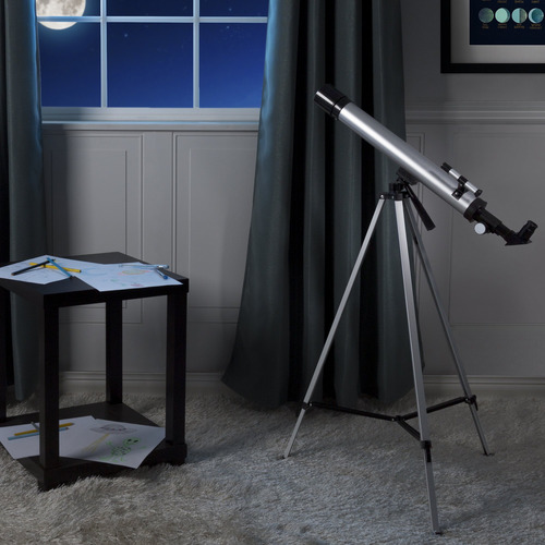 Telescopio Refractor De Espejo 60 Cm Con Trípode Para Astron