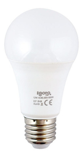 Bombillo Led Bulbo De 12w Marca Igoto 