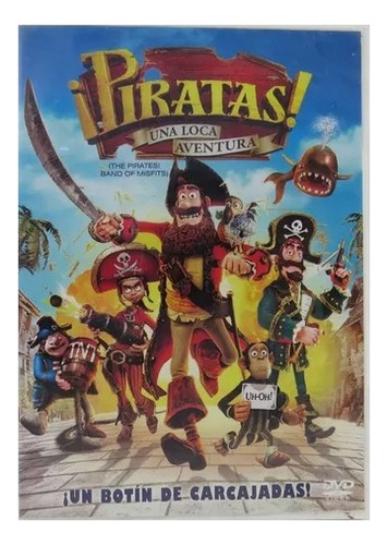 Piratas Una Loca Aventura - Física Original Dvd (Usado)
