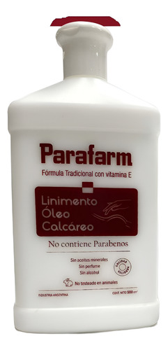 Parafarm Linimento Oleo Calcareo Con Vitamina E X 500cc