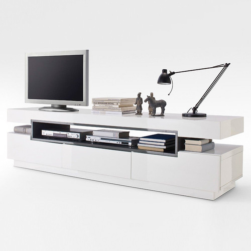 Imagen 6 de 7 de Mueble Tv Ref: Livo De 180 Cm En Madera Lacada Poliuretano