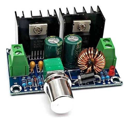 Regulador Voltaje Dc Dc 8a 200w Xl4016e1 Xh-m401 Con Perilla