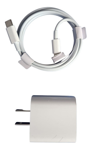 Cargador Para Apple 20w Pd Usb-c iPhone 12, 13, 1 1 + Cable 