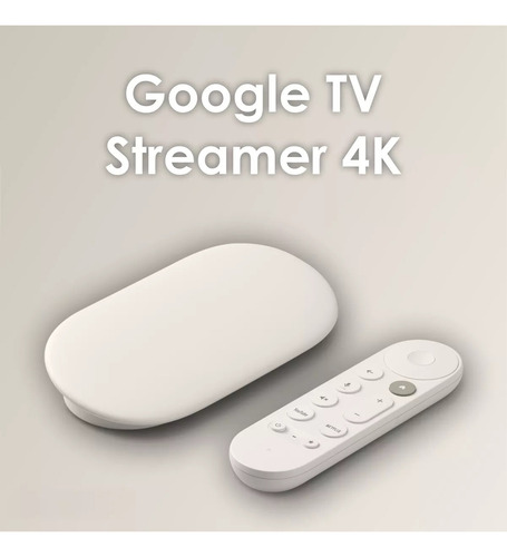 Google Tv Streamer 4k Netflix Hdr Chromecast 2024 Androidtv Branco De Voz