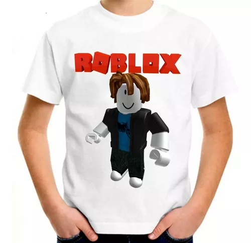 Camisa Do Roblox Infantil Personalizada Pronta Entrega