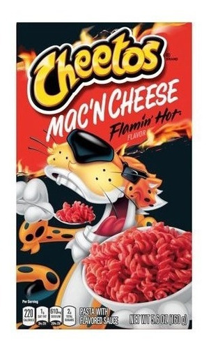 Cheetos Macarrones Mac N Cheese Flamin Hot 160g