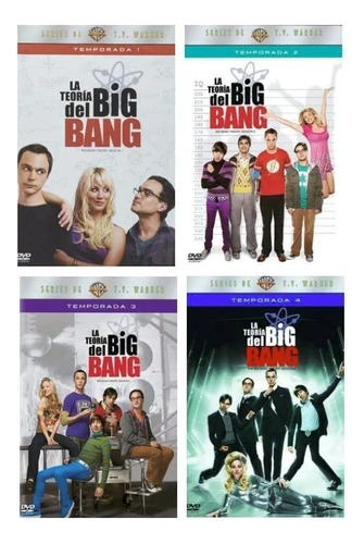 Pack La Teoria Del Big Bang Temporadas 1 2 3 4 Dvd Especial