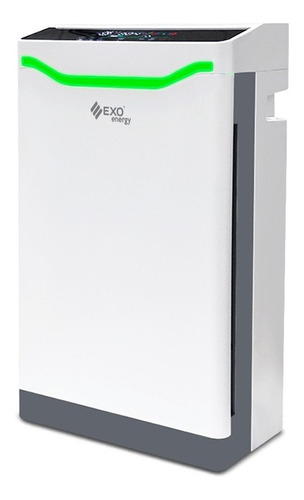 Purificador De Aire Inteligente Exo Filtro Hepa Y Uv-c Wifi Color Blanco