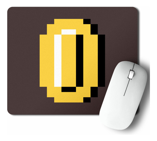 Mouse Pad Moneda 8-bit (d1088 Boleto.store)