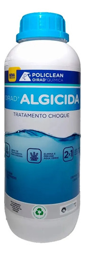 Algicida Choque E Manutenção Elimina Água Verde 1 Litro