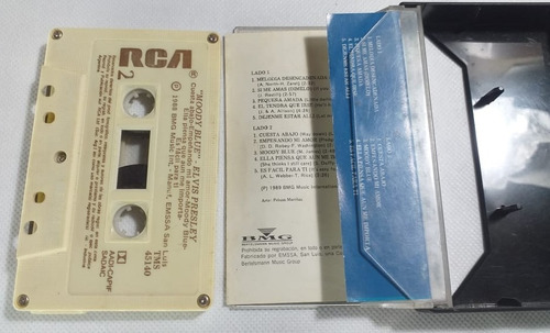 Cassette Elvis Presley Moody Blue Bmg 1989 (Usado)