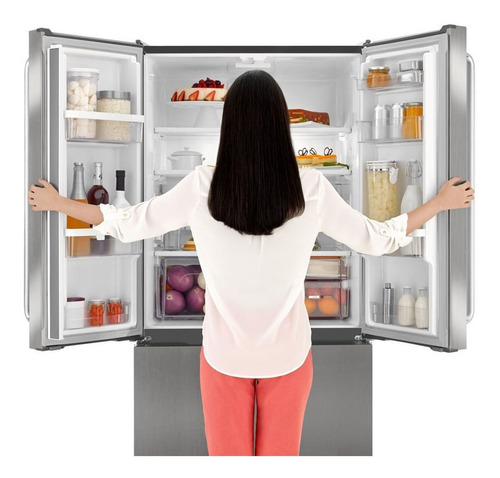 Geladeira Brastemp Frost Free Side Inverse 540 Litros Bro80a
