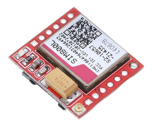 Imagen 4 de 5 de Sim800l Gprs Gsm Modulo Microsim Sms Datos Antena Arduino