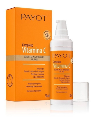 Sérum Complexo de Vitamina C Payot para todos os tipos de pele de 30mL