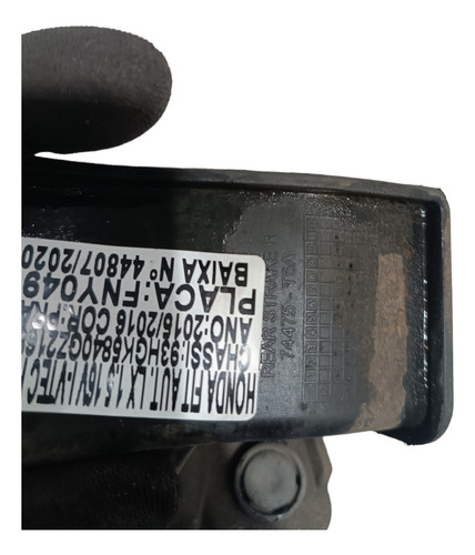 Acab Parabarro Traseiro L.d Honda Fit Lx 1.5 2016 74475t5a (Usado)