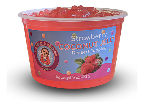 Topping Gelatina Coco Fresa Buddha Bubbles Boba