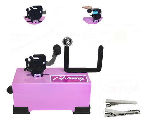 Máquina De Fazer Laço Pet + Bico De Pato 7,5cm Prata