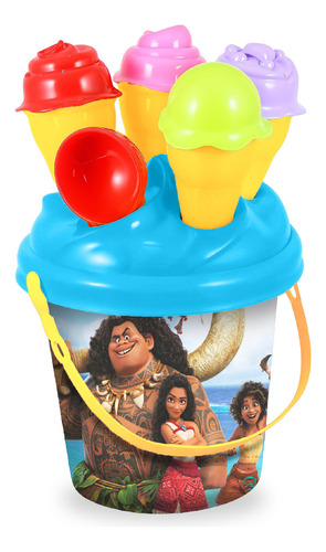 Juego De Playa Balde Ice Cream Moana Disney