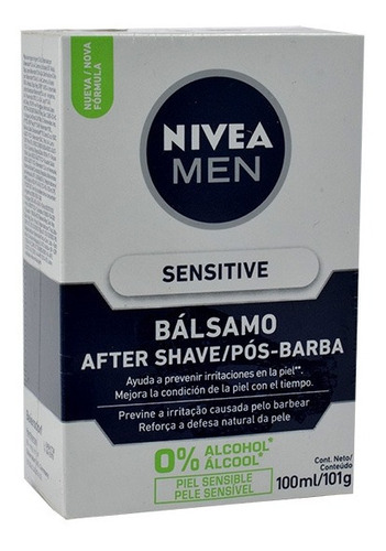 After Shave Bálsamo Nivea Men 100 Ml Sensitive (pack 5 Unid)