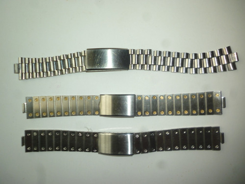 Imagen 2 de 3 de Correas Metálicas Para Reloj.