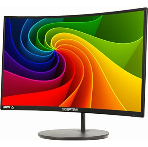 Sceptre Monitor Led 24 Curvado 75hz Para Juegos, Full Hd