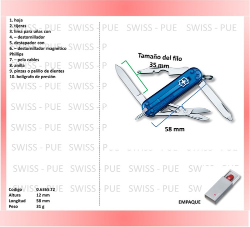 Imagen 2 de 3 de Navaja Manager, 10 Usos Victorinox (0.6365)