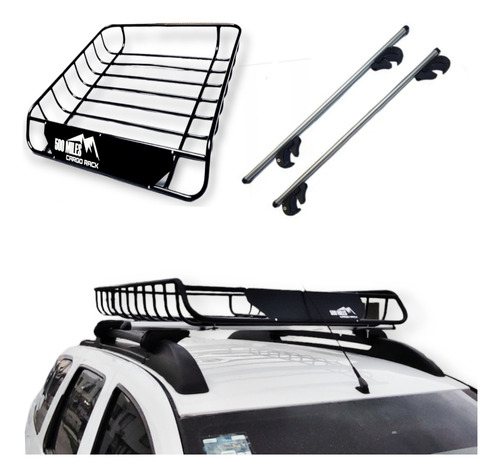 Kit Racks Barras Portaequipaje +canasta Acero Renault Duster