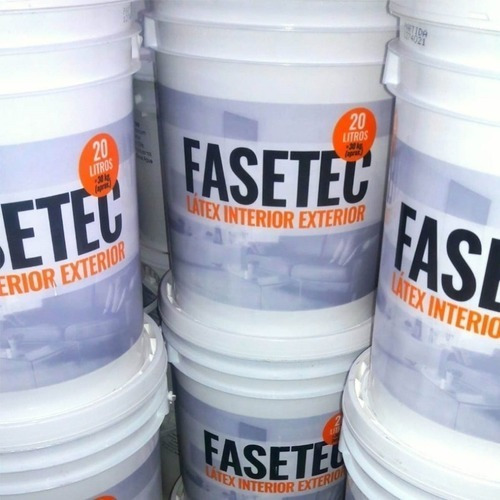 Imagen 4 de 9 de Combo Pintura Fasetec 20 Lts Rodillo Pincel Bandeja