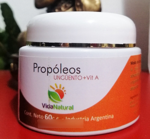 Unguiento De Propóleo Acné Psoriasis Aftas Llagas Manchas 