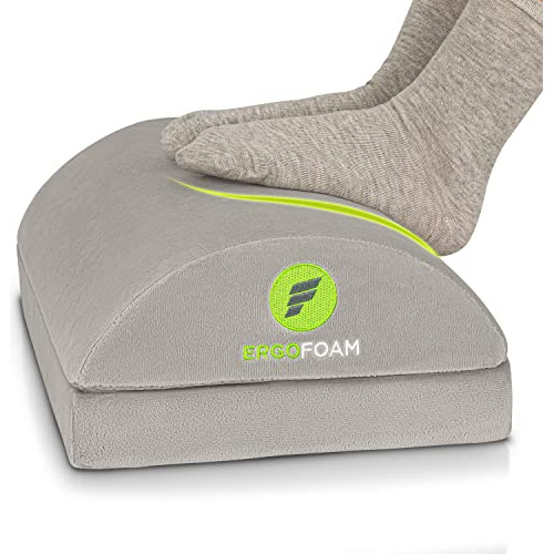 Ergofoam Reposapies Ergonomico De Escritorio - Gris