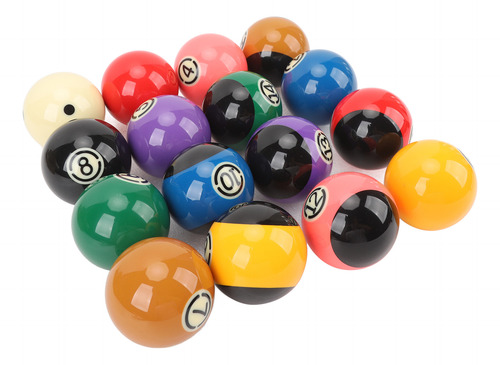 Juego De Billar Pool Balls De Resina De Alta Resistencia A L