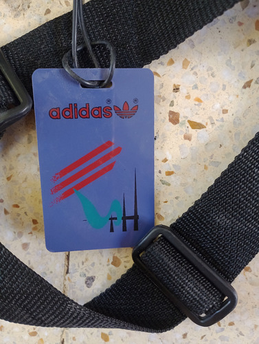 Bolso Adidas Casual Vintage Azul Azul Lisa (Usado)
