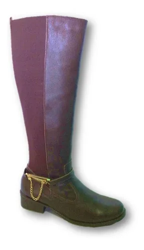 Bota com best sale elastico na panturrilha