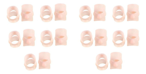 10 Pares De Silicona Corrector De Uñas Encarnadas De