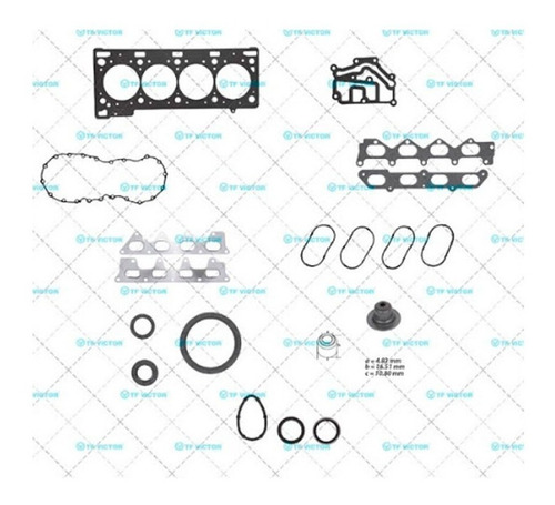 Juntas De Motor Renault Clio Renault Sport 2002-2003 2.0