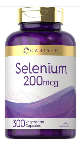 Selenio 200mcg Americano 300 Capsulas