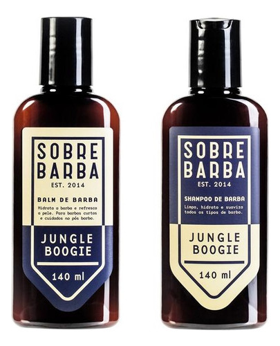 Kit - Shampoo E Balm De Barba Jungle Boogie - Sobrebarba