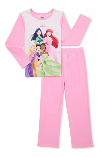Pijama Importada Para Niña: Diseño De Princesas Disney 2022