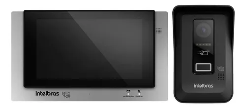 Intelbras Allo Wt7 Porteiro Eletrônico Preto e Cinza