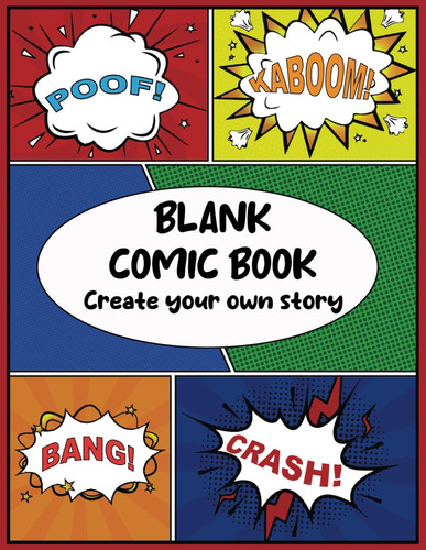 Libro: Mega Wolf - Blank Comic Book: Create Your Own Stories