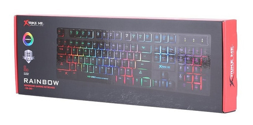 Imagen 5 de 5 de Teclado Gamer Xtrike Me Kb-208 Membrana Luz Rgb