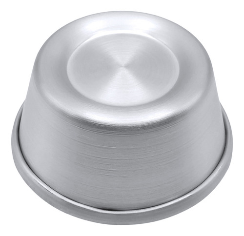 12 De Moldes Para Mini Flan Marina Extra 9x6.5x4.3cm Color Gris