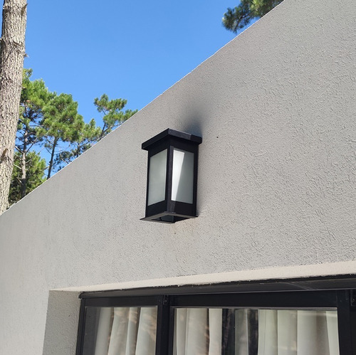 Lámpara Farol Led De Pared Venzar 4157fahi1mech Luz Color Cálida