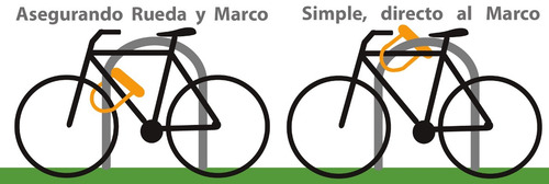 Tranca/candado De Seguridad Para Moto C/soporte Y Llave