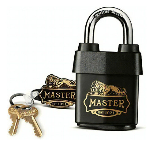 Master Lock 1921d Candado Con Llave, 2-1/8 Pulgadas De