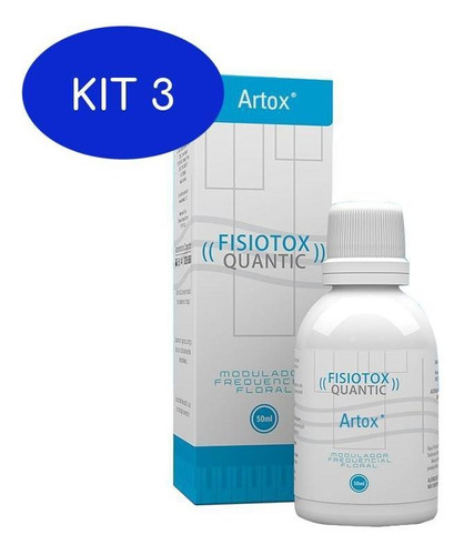 Kit 3 Artox - Floral Para Os Ossos | Núcleo Quântico 50ml