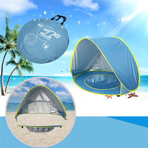 Proteção Uv Para Crianças Tenda Portátil Com Piscina