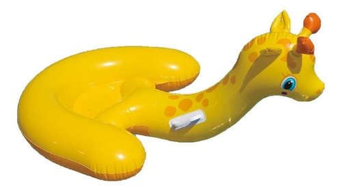 Flotador Inflable Jirafa Bebe Para Niños (as)  Con Asa 56566