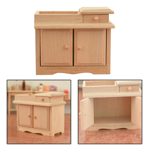 Casa De Muñecas Miniatura Micro Tipo Lavabo Accesorios De
